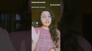 Heterochromatin vs Euchromatin 🔥botany neet mnemonic neet2025 trending neetug shorttricks [upl. by Datha676]