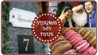 Christmas Shopping In Harrods With Alfie amp Steve  VLOGMAS [upl. by Aeriel743]