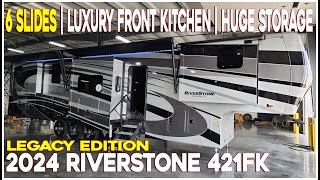 Luxury Front Kitchen 2024 Riverstone 421FK Legacy Edition Fifth Wheel at Couchs RV Nation [upl. by Terb]