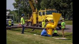 1012 Port ACA Allertor 125 Siren Installation Cumberland WI [upl. by Wrench701]