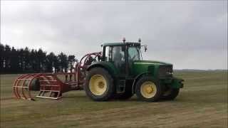 Lloyd Forbes at Bales 2014  John Deere Keltec Lely JCB Massey Feguson [upl. by Adolf992]