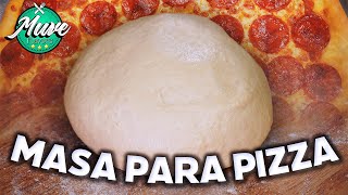 CÓMO HACER MASA DE PIZZA 🍕  TRUCOS Y CONSEJOS  Muve Flavors [upl. by Feldstein]