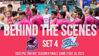 Creamline vs Choco Mucho Set 4 Game 2 Finals Dec 16 2023 [upl. by Darcee118]