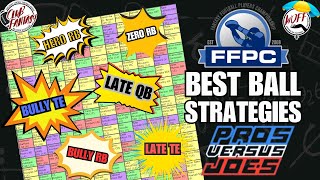 2024 Best Ball Strategies  Pros vs Joes Recap [upl. by Sualokcin]