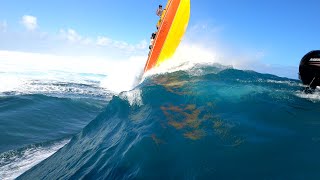 Taxi Boat  Accident at Teahupoo  May 2022 [upl. by Hamer]