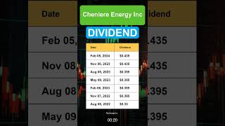 LNG Cheniere Energy Inc Dividend History [upl. by Cagle]