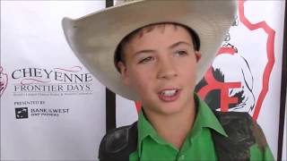 Cheyenne Frontier Days Rodeo Mini Bullriding [upl. by Ansell]