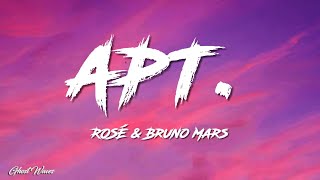 ROSÉ amp Bruno Mars  APT Lyrics [upl. by Polik815]