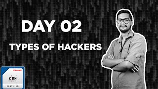 DAY 02 Types of Hackers Ethical Hacking [upl. by Halsey]