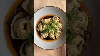 who can resist fresh homemade wontons in soy and chilli sauce shorts recipe chinesefood [upl. by Suivatal]