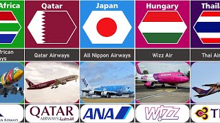 Popular AirLines From Different Country [upl. by Eirelam]