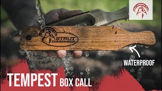 Tempest Waterproof Box Call  Strut Commander [upl. by Maure66]