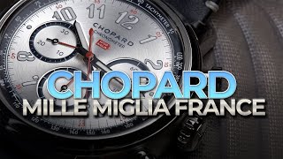 Le plus beau chronographe Chopard Mille Miglia édition FRANCE 🏁 [upl. by Ahsinna179]