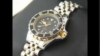 TAG Heuer 1000 Submariner Ladies watch 18K plated gold Stainless steel 980018N [upl. by Anitsahs]