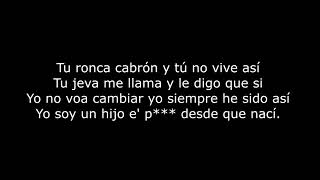 Tu no vive asi Bad Bunny ft Arcangel letra [upl. by Eibo]