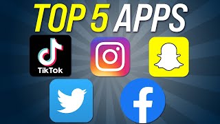 Top 5 Social Media Apps Explained in One Video  Complete Tutorials [upl. by Rohclem135]