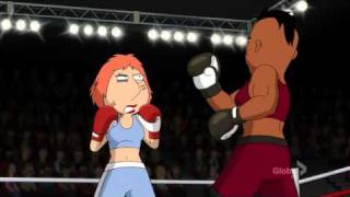 Family guy  Lois Griffins final boxing match [upl. by Yelrahc]