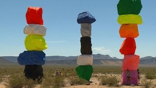 Rock art Seven Magic Mountains [upl. by Kantor14]