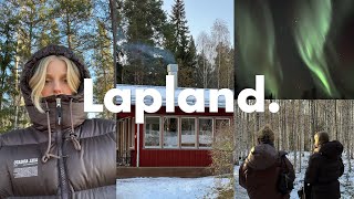 lets go to lapland  tree cabin northern lights amp reindeers [upl. by Redienhcs567]