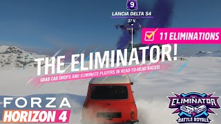 LEVEL 9 LANCIA ON START I TRIED DRIVING EVERY LVL 10 CAR BUT I GOT 11 ELIMINATIONS  FH4 Eliminator [upl. by Aicekal]