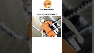 His soul left his body anime haikyuu sugawara animeclips [upl. by Uranie]