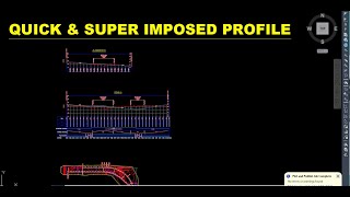 37 CIVIL 3D CREATE QUICK amp SUPER IMPOSED PROFILE [upl. by Undry243]