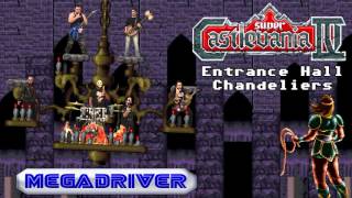 Super Castlevania IV  Entrance Hall amp Chandeliers [upl. by Meraree]