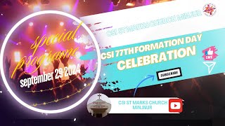 csi st marks church 77th formation day special songs [upl. by Yeleen]