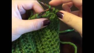 How To Knit Through The Back Loop K1 tbl K2 tbl [upl. by Sabrina]