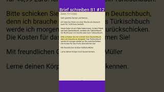 Brief schreiben B1 12 Reklamation Buch [upl. by Immij]