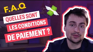 Quelles sont les conditions de paiement [upl. by Phelgen]