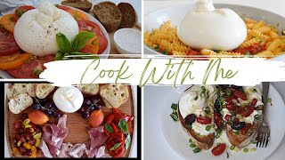 What is Burrata Cheese  4 Simple Burrata Recipes easyrecipe burrata cheese [upl. by Kristoffer]