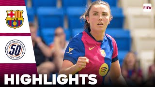 Barcelona vs Montpellier  Highlights  Womens Friendly 17082024 [upl. by Narba]