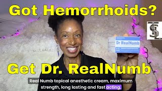 Dr RealNumb Topical Anesthetic Cream With Lidocaine amp Vitamin E [upl. by Ialohcin]