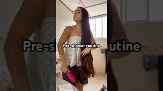 Preshower routine for long amp healthy hair haircare hairgrowth longhair hairoil [upl. by Eecyak]