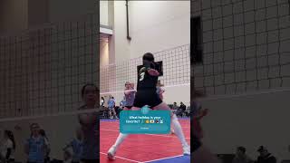 Getting those kills Even if some are tips  volleyball fyp [upl. by Hannon]