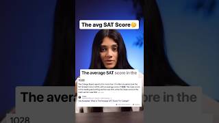 The Average SAT score in the US🧐 digitalsat satprep shorts [upl. by Akehsat]