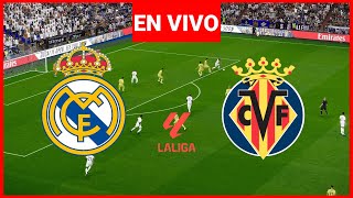 🔴EN VIVO  Real Madrid vs Villarreal I LALIGA 202425 I Partido Completo fútbol en un Videojogo [upl. by Submuloc2]