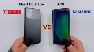 Oneplus Nord CE 2 Lite vs Samsung A70  Speed Test [upl. by Davenport]