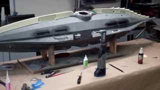 Building the Custom Replicas 66quot Disney Nautilus Model Chapter 7 electronics hull [upl. by Sheeb]