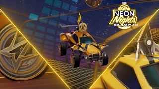 Alan Walker Brings the Beat to Rocket League Neon Nights [upl. by Neehcas443]