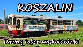 KOSZALIN  Dawny tabor kolei wąskotorowej [upl. by Ayoj]