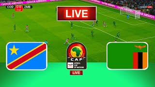 LIVE🔴 DR Congo Vs Zambia  Africa Cup of Nations  Live Football Match Today [upl. by Edee]