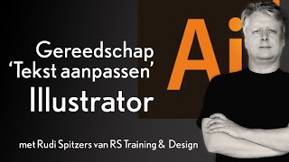 Het gereedschap Tekst aanpassen in Illustrator [upl. by Buckley]