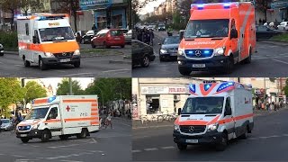 Hermannplatz BerlinNeukölln Rettungsdienst am 1 Mai [upl. by Ulick]