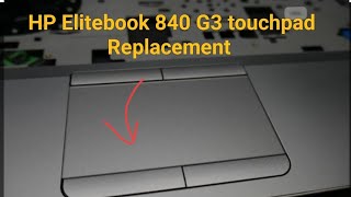 HP Elitebook 840 G3 Touchpad Replacement I Touchpad Buttons not Working [upl. by Arnst922]