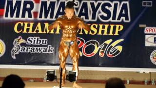 MR MALAYSIA 2016 Welterweight  Mohd Shakira Joto Sarawak [upl. by Durware573]