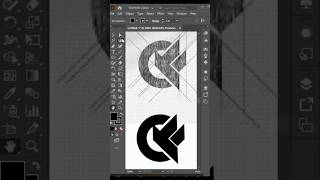 SKETCH LOGO DESIGN IN ADOBE ILLUSTRATOR ytshorts shorts shapebuildertool logo logosketch art [upl. by Htilil511]