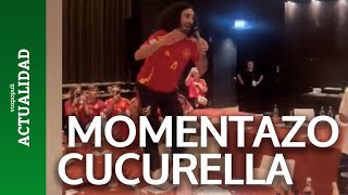 Cucurella se hace viral con este momentazo en la celebración [upl. by Kyl742]