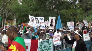 Demonstration Monday Sep 26 2011 New York City By Eritreans [upl. by Gare]